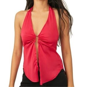 NWOT Free People Whale Halter Top